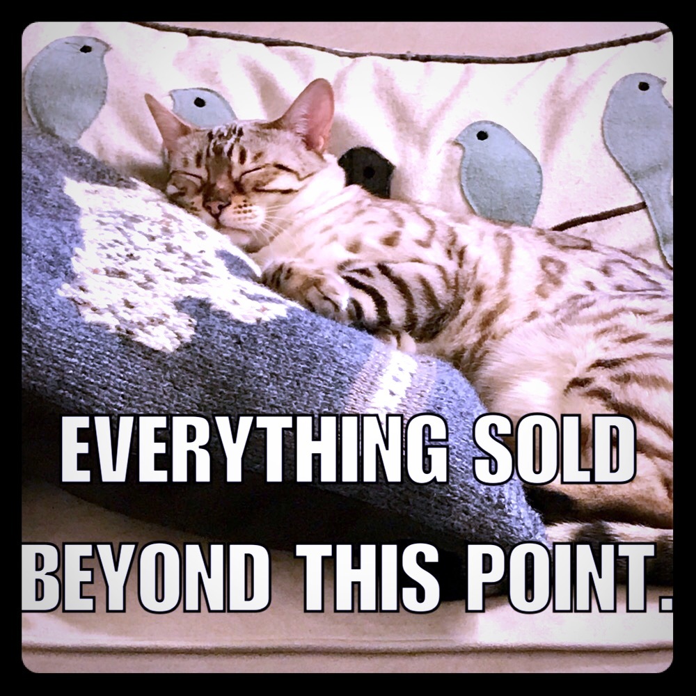 Everything Sold Beyond This Point